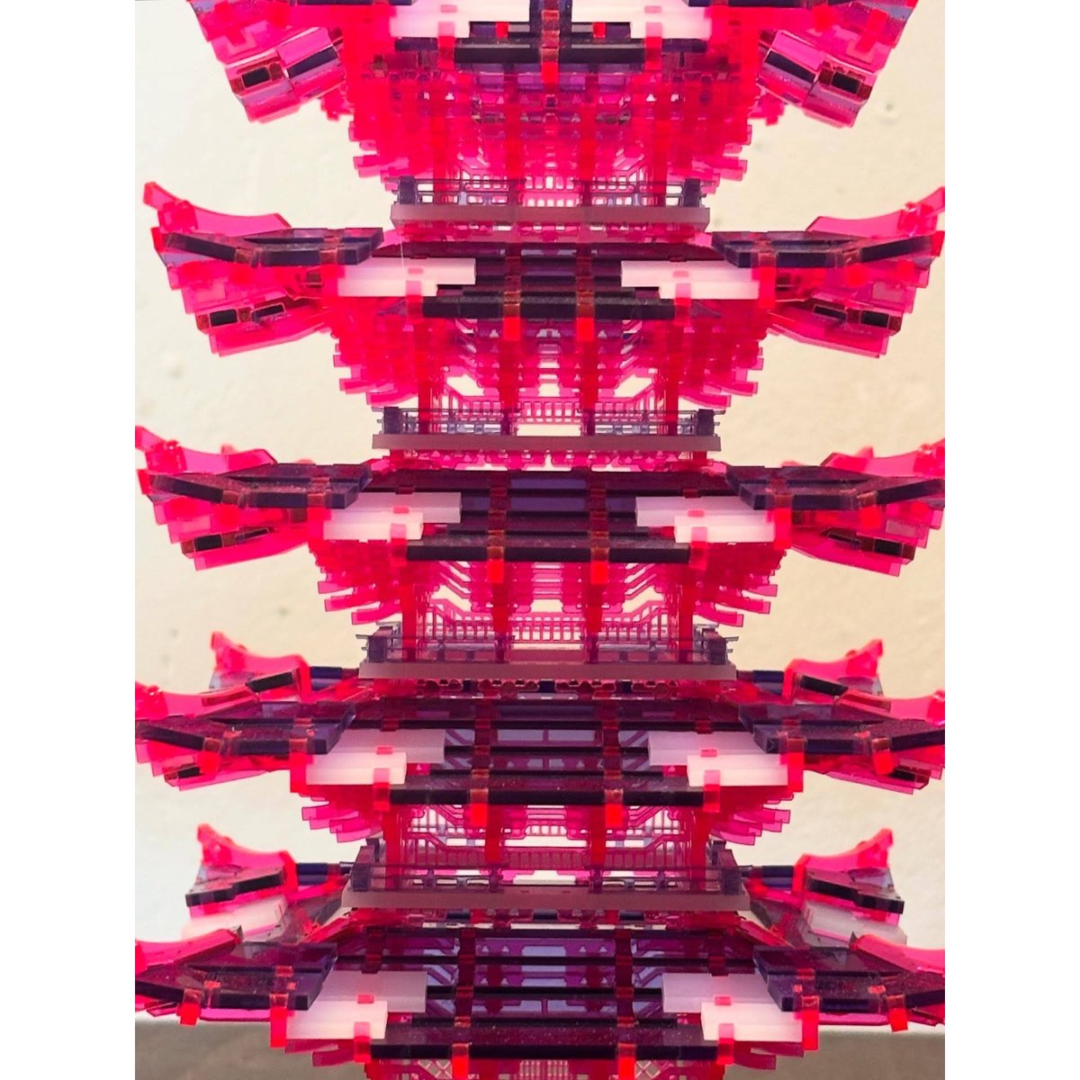 Ｂフライデー　希少鉄刀木(たがやさん)材 五重塔★総高さ 約82cm Bフライデー 希少鉄刀木(たがやさん)材 五重塔☆総高さ 約82cm 決算