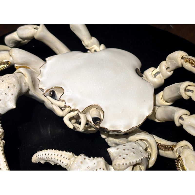 岡村悠紀「 陶 自在平爪蟹（白）」 | Maruhi.STORE