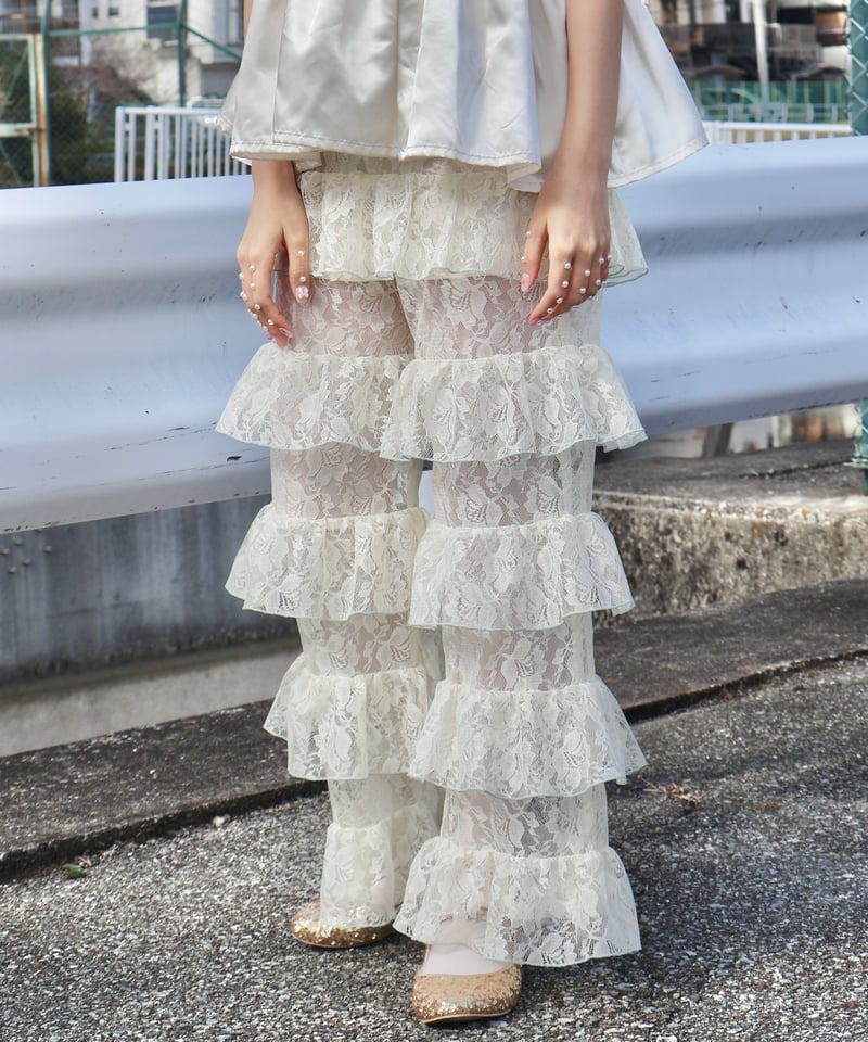 lace frill frill pants | Heroine mysélf