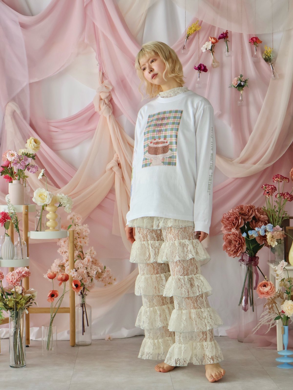 リ*ン様 muguet frill lace short pants lace frill frill pants | Heroine mysélf