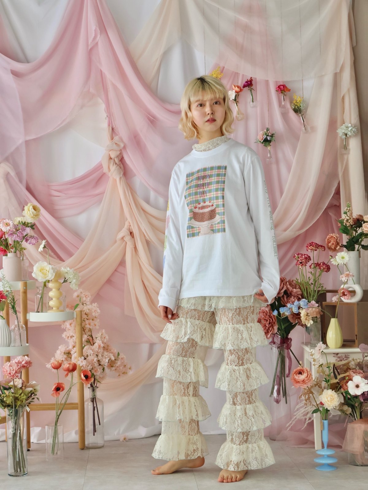 lace frill frill pants | Heroine mysélf