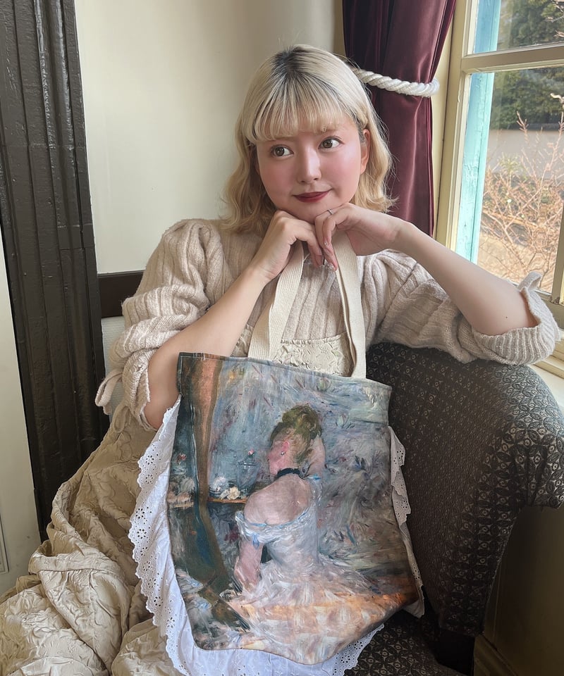 名画のフリルトートバッグ | Heroine mysélf