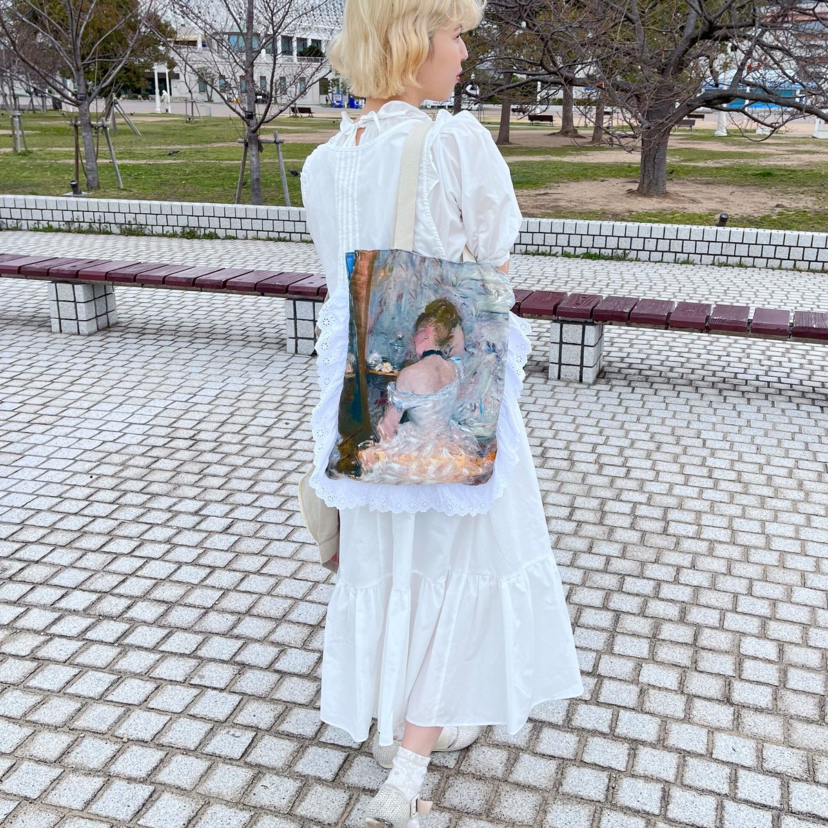 名画のフリルトートバッグ | Heroine mysélf