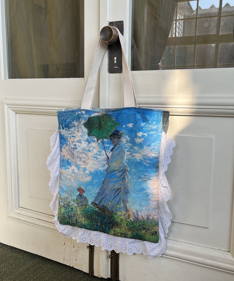 名画のフリルトートバッグ | Heroine mysélf