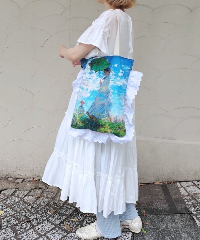 名画のフリルトートバッグ | Heroine mysélf