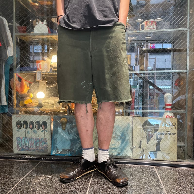 90's BEN DAVIS CUT OFF SHORT PANT | 古着屋JACO