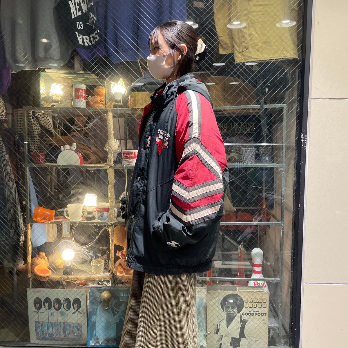 90s STARTER Nylon Jacket(CHICAGO BULLS) | 古着屋JACO