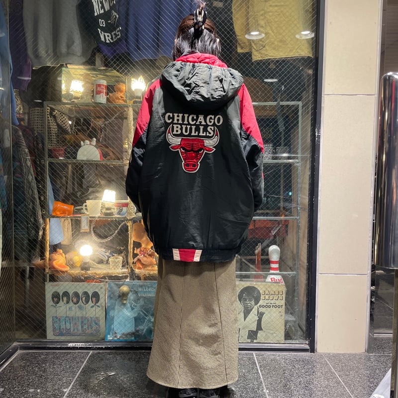 90s STARTER Nylon Jacket(CHICAGO BULLS) | 古着屋JACO