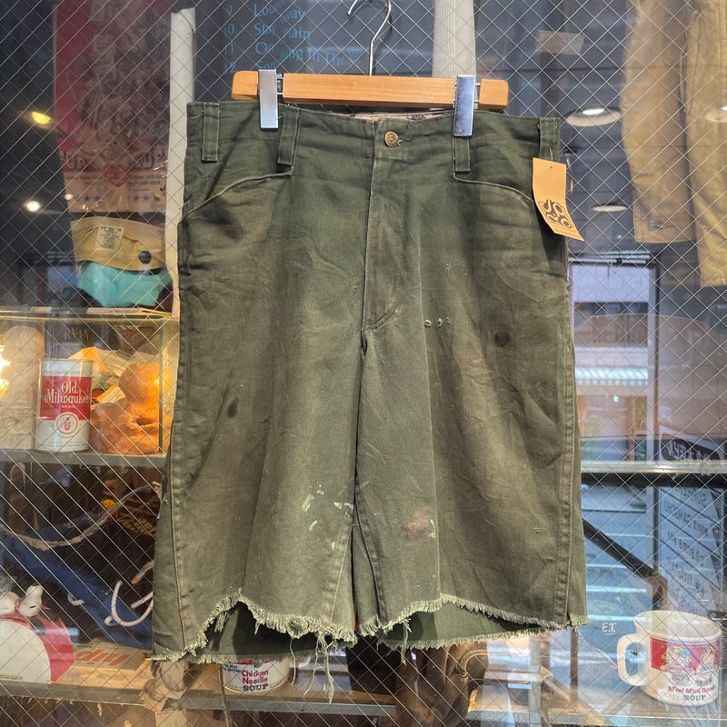 90's BEN DAVIS CUT OFF SHORT PANT | 古着屋JACO
