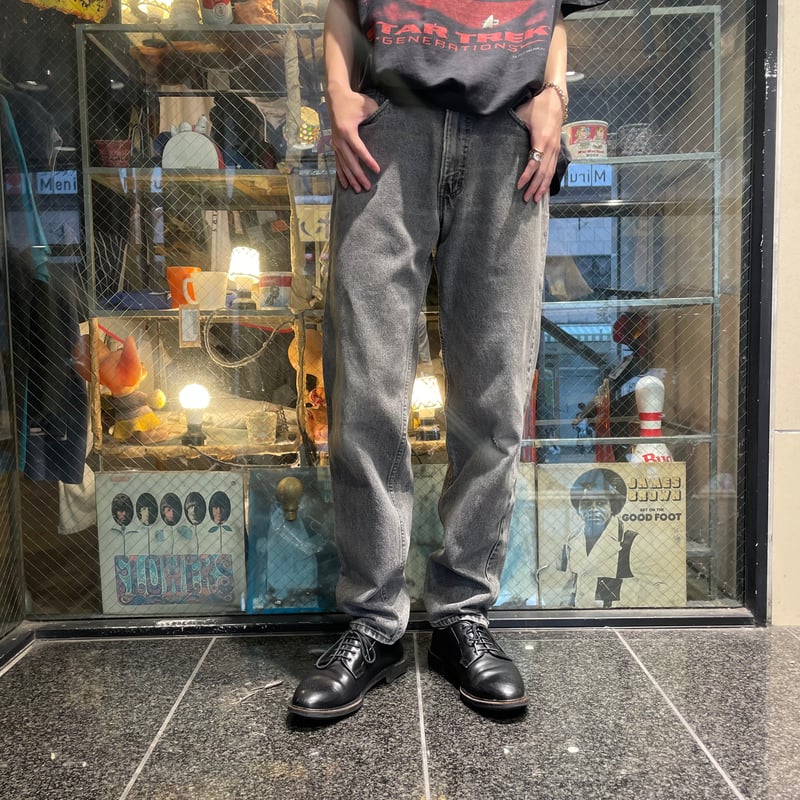Levi's 550】Black denim pants U.S.A.製 | 古着屋JACO