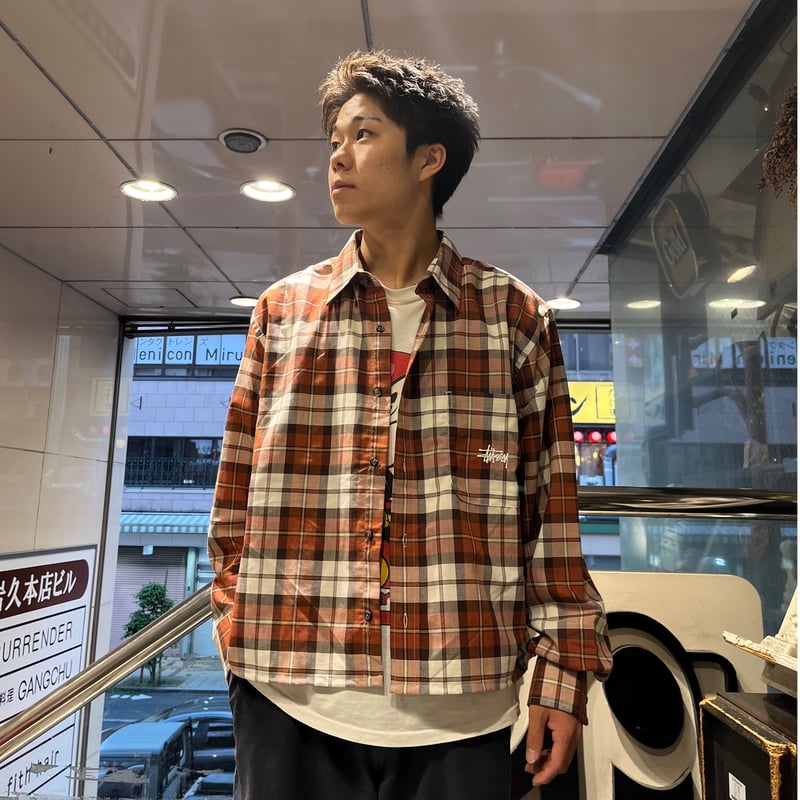 stussy】チェックシャツ | 古着屋JACO