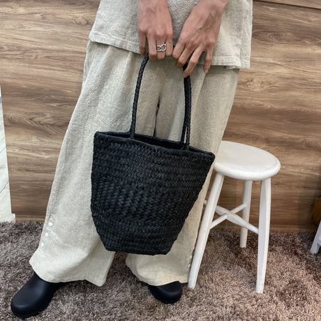 KYUCA  レザーメッシュバッグ
