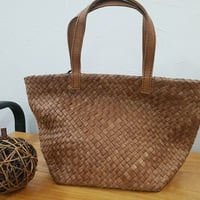 Kyuca  メッシュレザートートバッグ