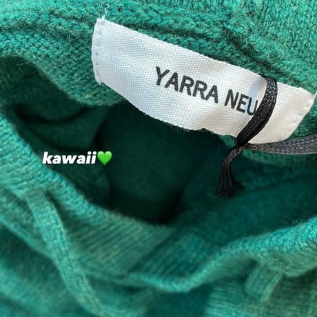 YARRA NEU   フーデッドニットプルオーバー