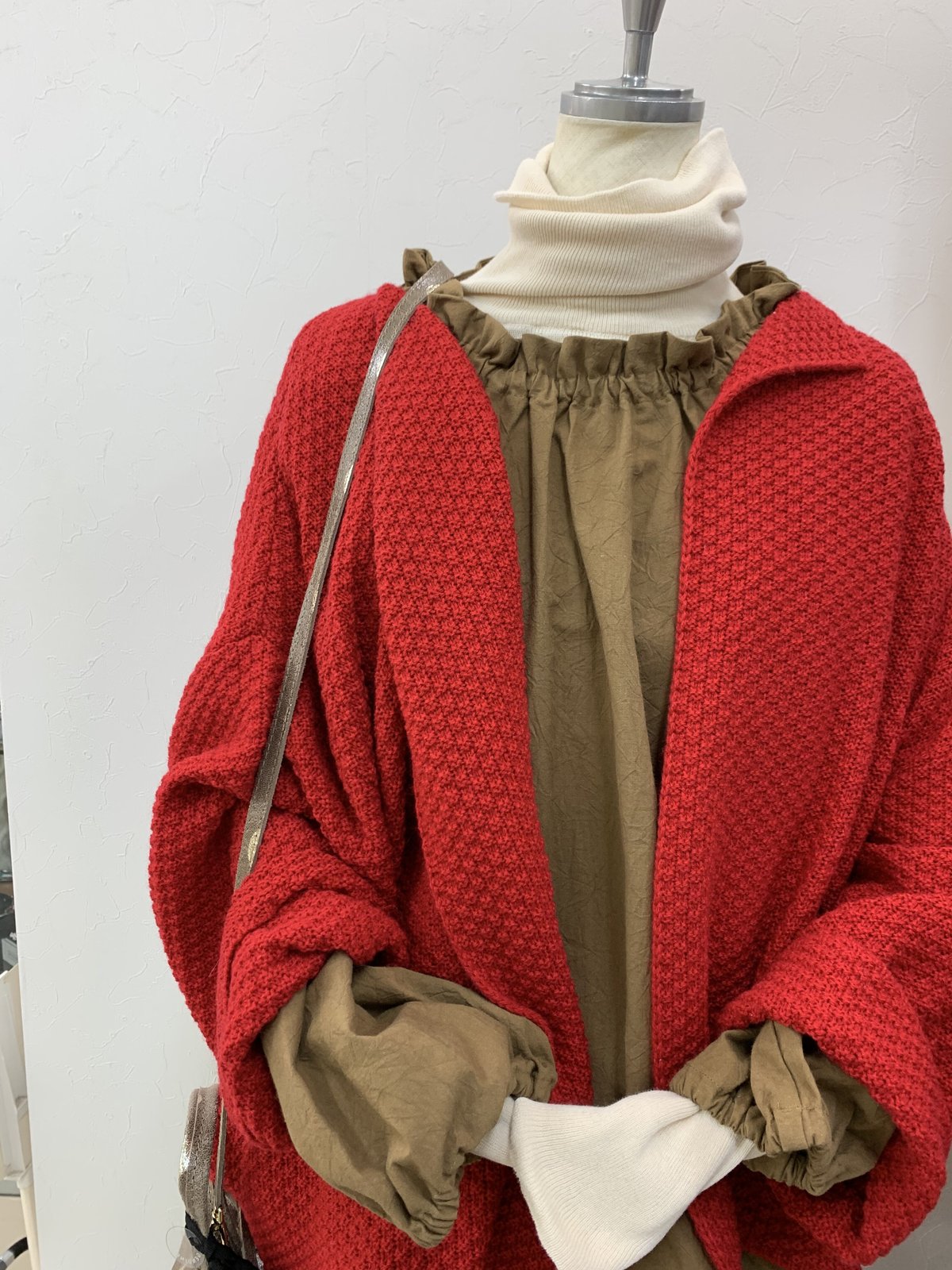 ichi 鹿の子編みニットカーディガン | Eureka Store