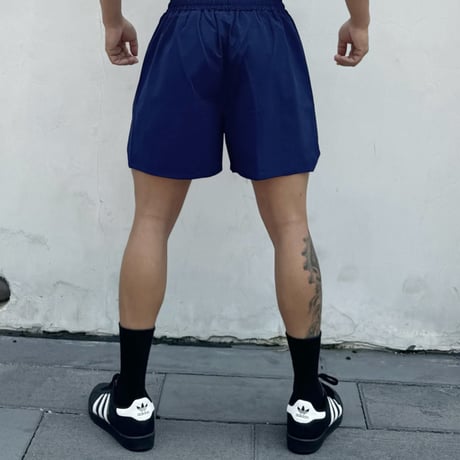 original short nylon stretch shorts