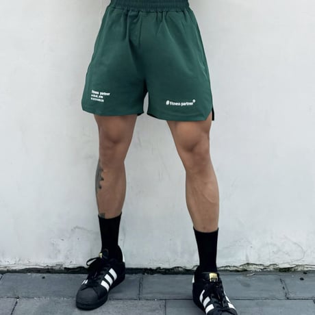 original short nylon stretch shorts