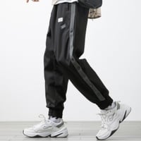 サイドライン　オフコート　ロングパンツ　ブラック