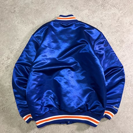 NBA ニューヨーク・ニックス Mitchell & Ness サテンジャケット