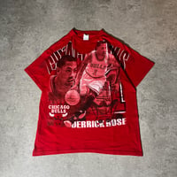 Derrick Rose シカゴ・ブルズ 両面プリントTシャツ XL