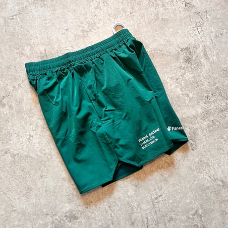 original short nylon stretch shorts