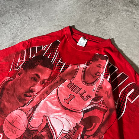 Derrick Rose シカゴ・ブルズ 両面プリントTシャツ XL