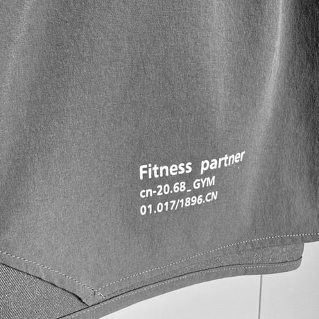 original short nylon stretch shorts