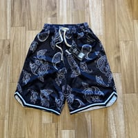 【当店限定】ペイズリー　バスケットボールパンツ　ネイビー