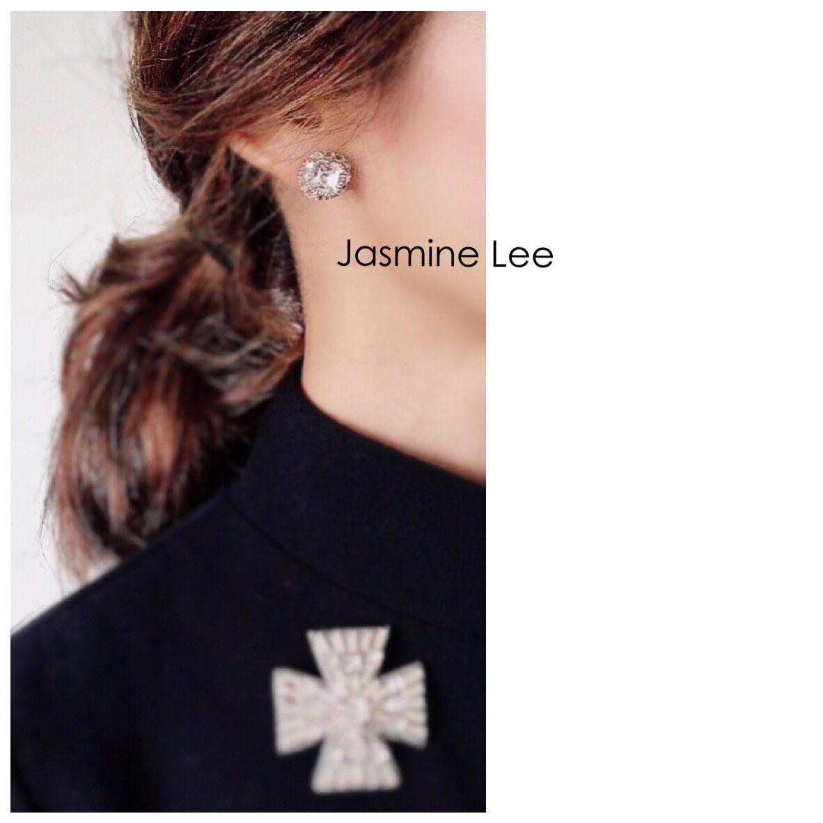 大粒スワロフスキーピアス | Jasmine Lee and H&J Online Shop...