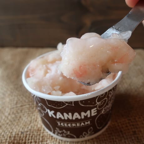 無添加アイス　『KANAME ICECREAMおすすめ12個セット(桃、梨、いちご)』
