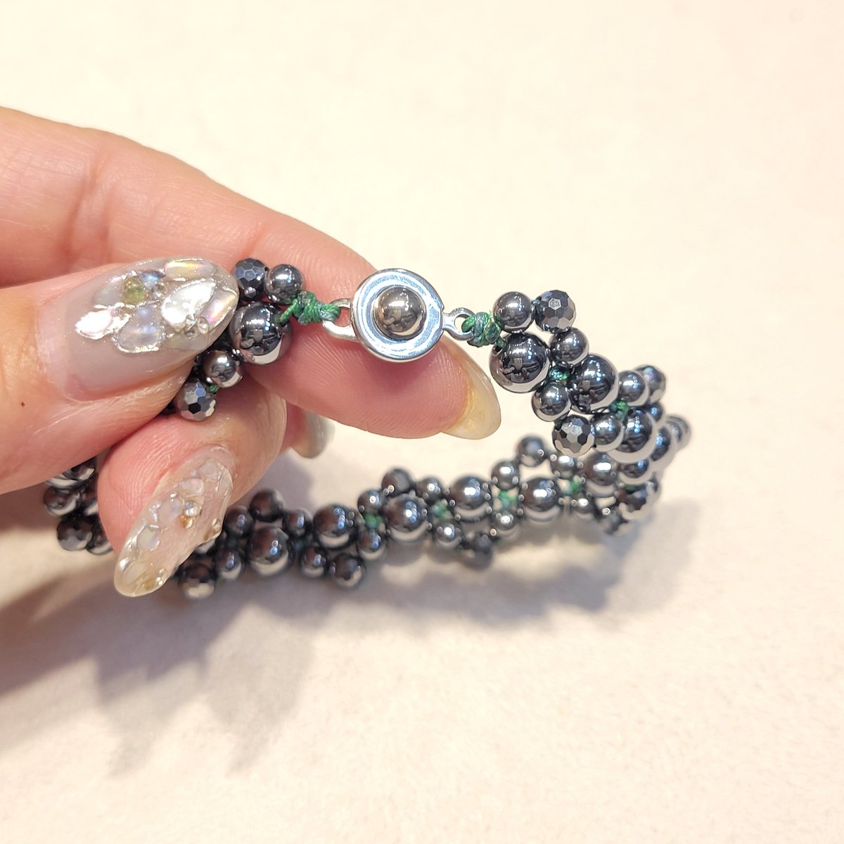 らままテラヘルツ　うさぎ　ブレスレット　8-73 らまま様専用テラヘルツ うさぎ ブレスレット 8-73