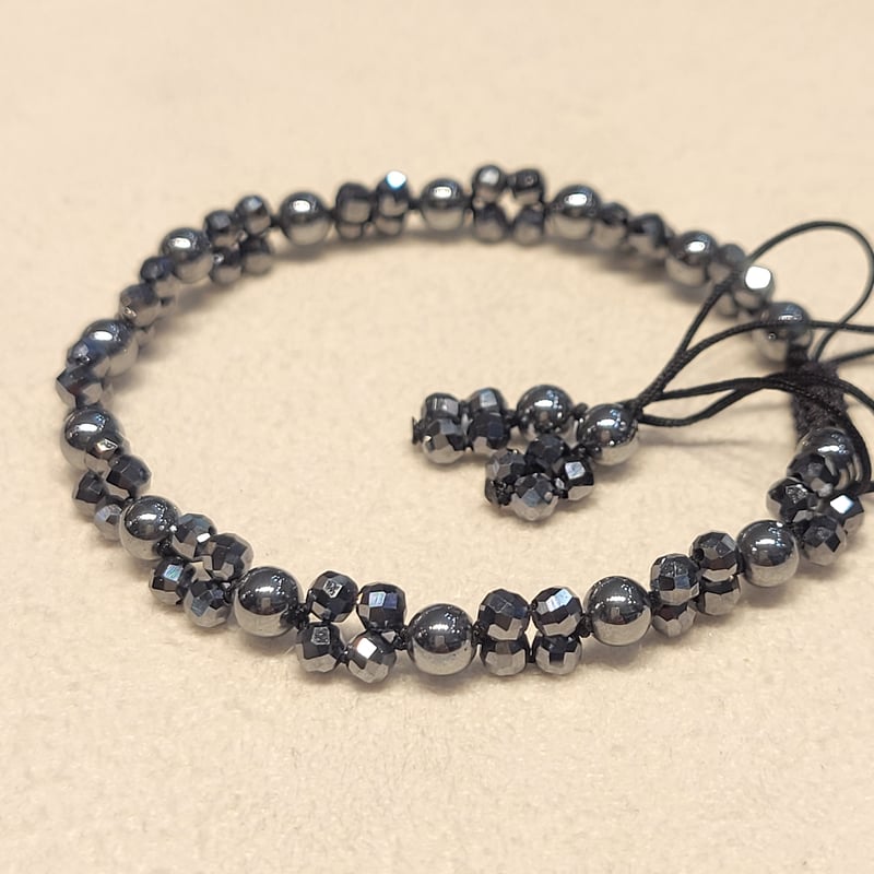 テラヘルツ組紐ブレスレット<花No.3> | 厳選天然石組紐ジュエリーと