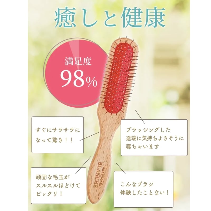 BLANCHE テラケアブラシ Amazon.co.jp: BLANCHE テラケアブラシ 【セルフ ヘッドスパ 梳