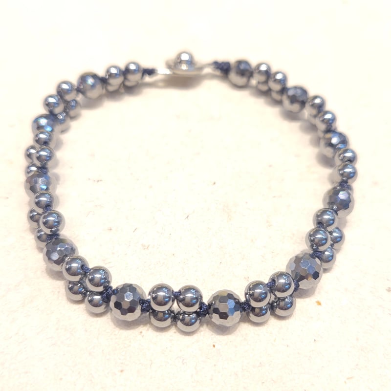 テラヘルツ組紐ブレスレット《ハイパーテラヘルツ6㎜》<花No.5> | 厳選