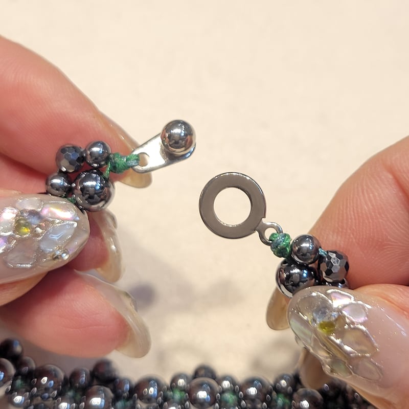 テラヘルツ組紐ブレスレット<華> | 厳選テラヘルツと組紐ジュエリーの