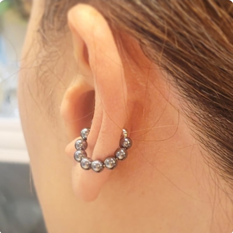 人気過ぎる♡テラヘルツ鉱石 テラケア®️イヤカフ♡《テラヘルツ+