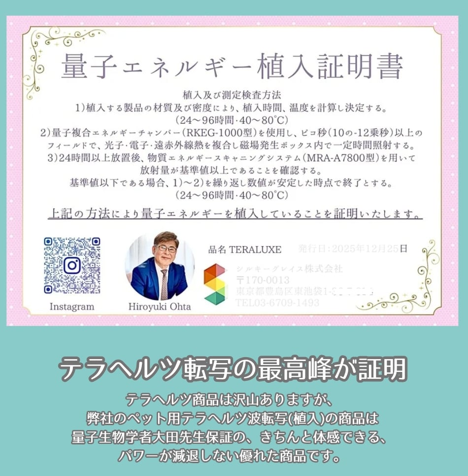 テラヘルツ波転写マット♡テララグTERALUXU定価¥28,600 | 厳選