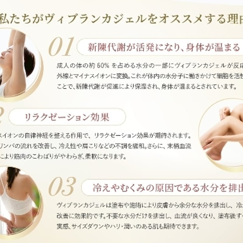 ブランシュの浮腫とりと保湿ジェル！ヴィブランカジェル 200ml 浮腫や