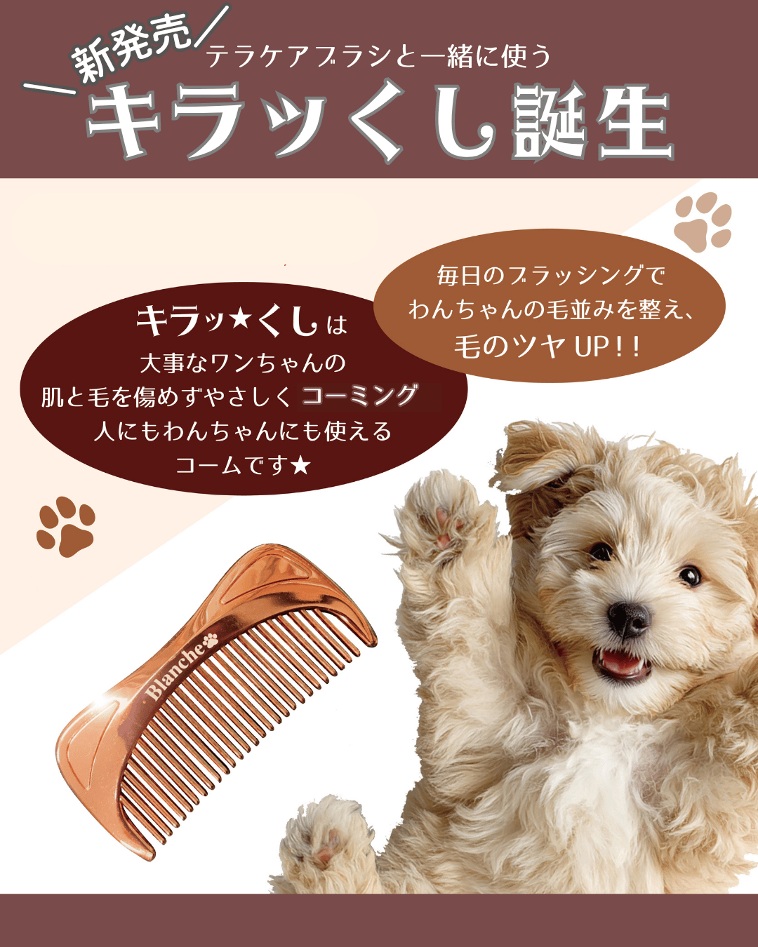 キラッくし⭐静電抑制コーム | 厳選テラヘルツと組紐ジュエリーの癒し