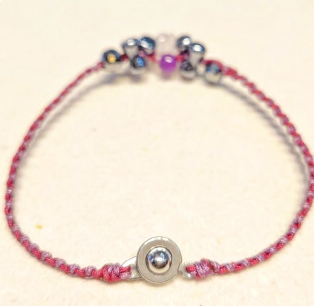 ワンちゃん用 テラヘルツと天然石のチョーカー 水晶薔薇彫り×ルビー<No