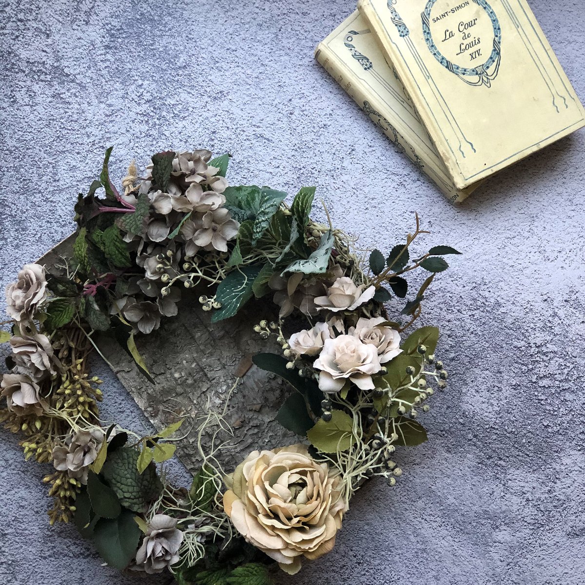 シャビーシックなリース(大) | Scent of Angels