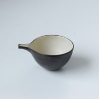 くにさきかたち工房　黒刷毛片口碗