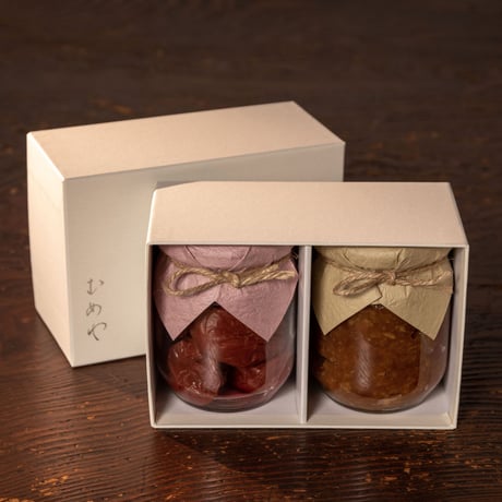 梅干と梅みそ　化粧箱入り