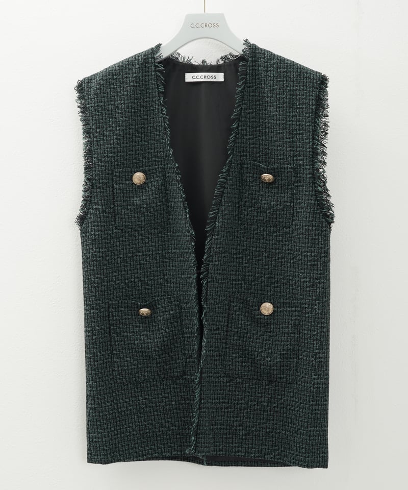 ツイードジレ（3色展開）_17235303 | C.C.CROSS ONLINE