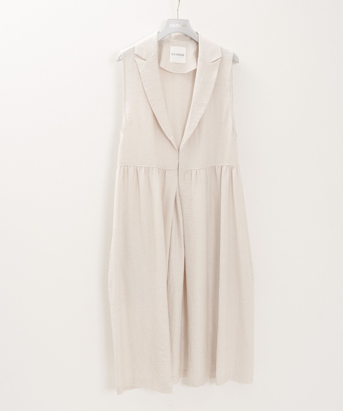 アメノチハレ フリルウエストウォームロングジレ Amé no chi Hare フリルウエストウォームロングジレ