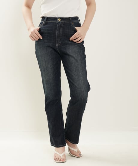 ⭐️試着のみ⭐️ CC25 AW ストレートジーンズ デニム CCロゴ モヘア黒34 25oz Selvedge Straight Denim / 25ozセルビッチ ストレート