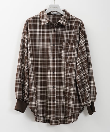 バックレイヤードチェックシャツ（3色展開）_16246239