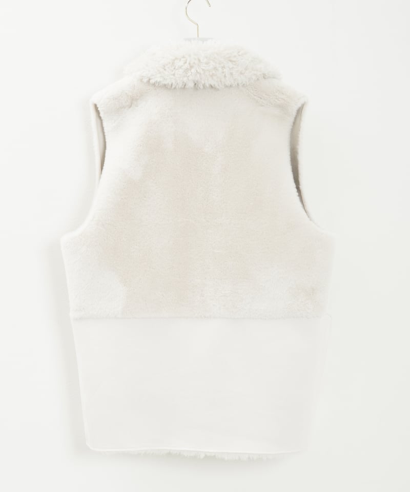 プードルファーリバーシブルジレ（3色展開）_16235262 | C.C.CROSS ONLINE