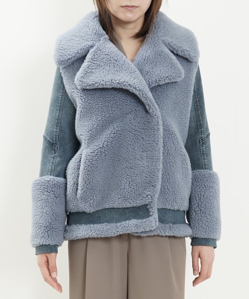 doublet リサイクルデニム　ボアジャケット ボア×デニムJK（2色展開）_16135260 | C.C.CROSS ONLINE