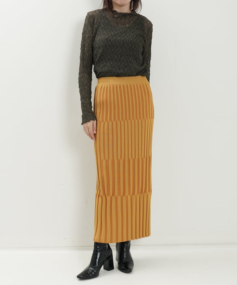 THE RERACS ベージュ タイトスカート THE RERACS ベージュ タイトスカート